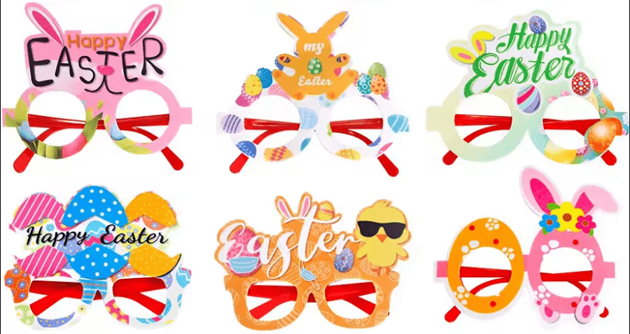 easter party glasses